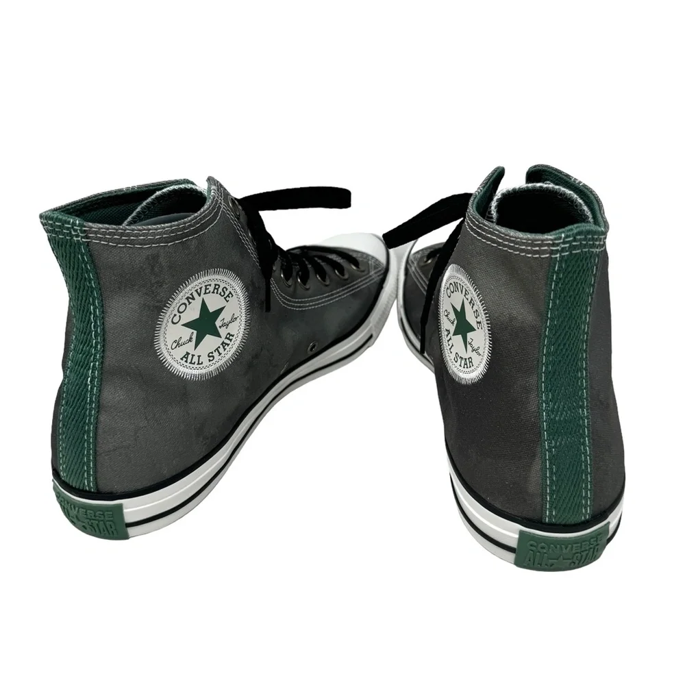 Converse Chuck Taylor Canvas Gray High Sneakers Skate Shoes Men's Size A06586C - Picture 8 of 10